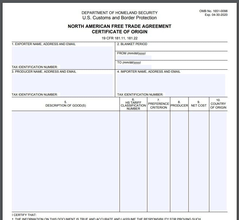 Photo shared by Machine Parts Toolbox: Understanding NAFTA Certificate Requirements for Global Trade

Exploring international trade docum