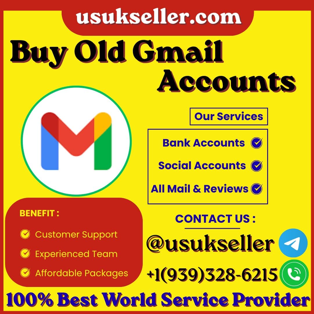 Photo shared by Buy Old Gmail Accounts: 5 Easy Ways to Buying Old Gmail Accounts: A Step-by

https://usukseller.com/product/buy-old-gmail-
