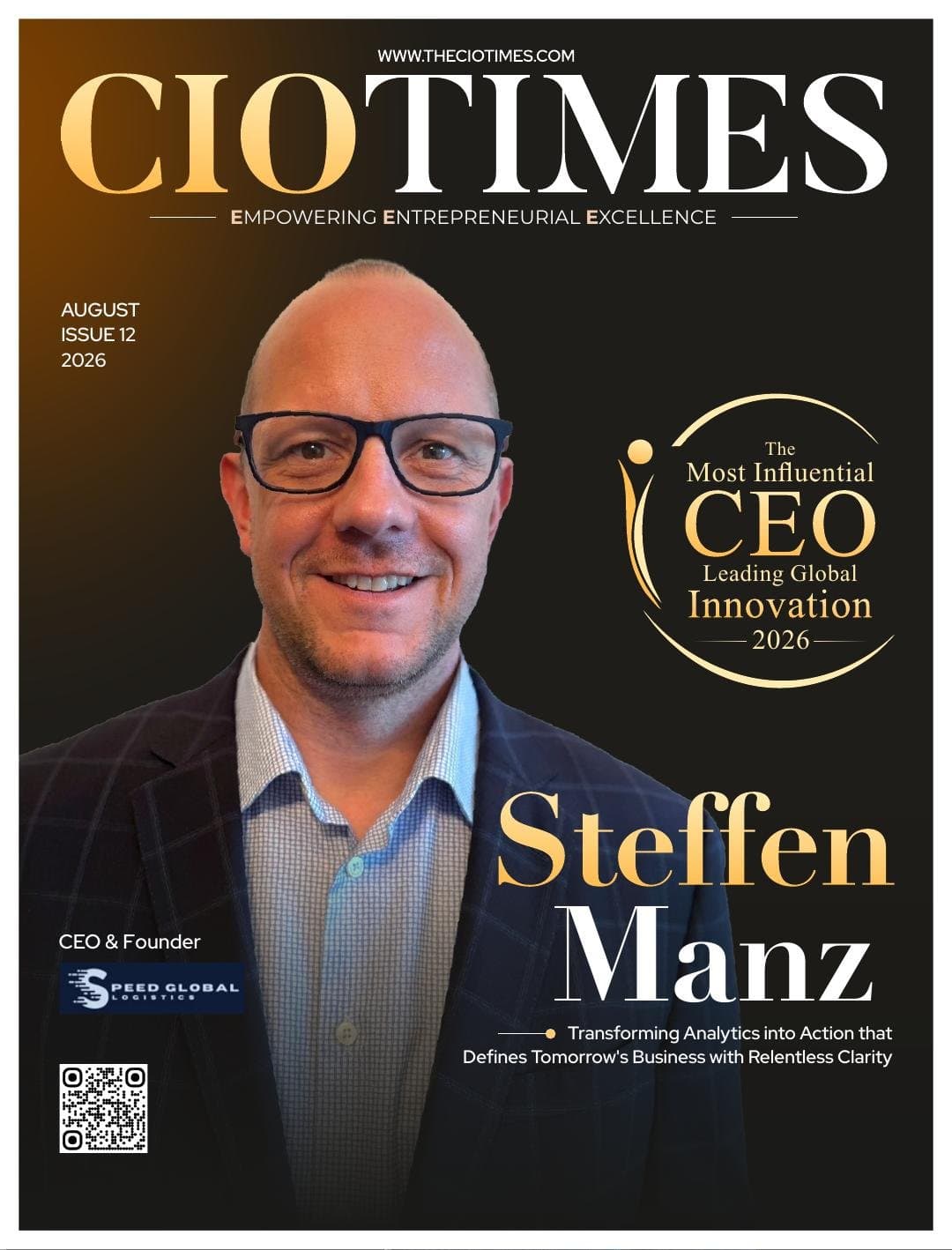 Photo shared by ciotimes: 🌍 Leading with Vision. Innovating for a Connected World.

CIO Times is proud to feature Steffen M