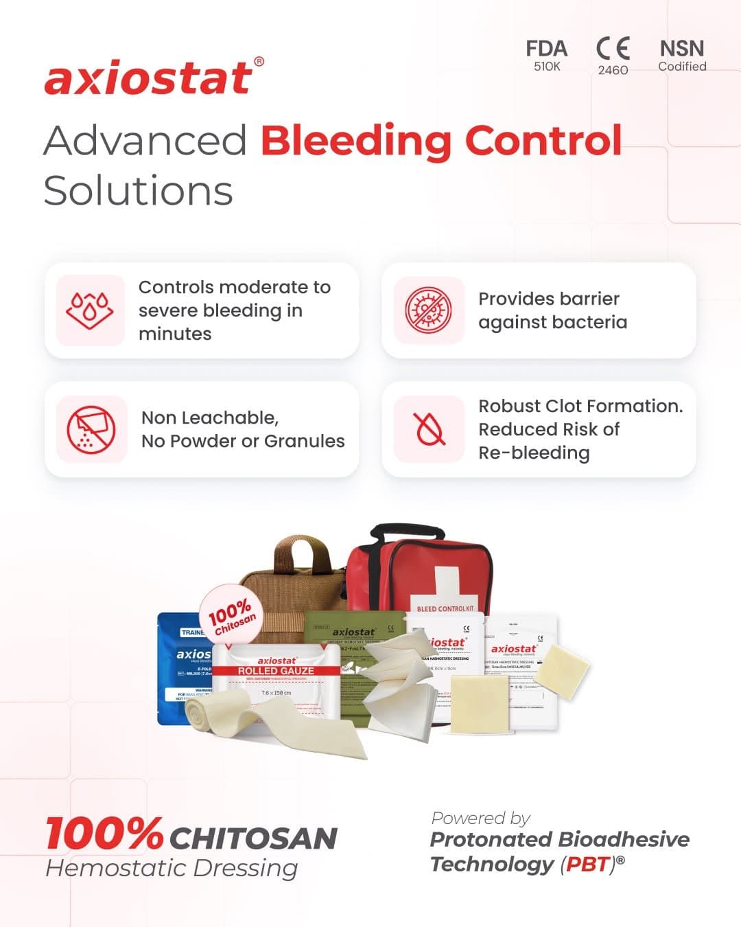 Photo shared by Axiobio: Axio Bio is a medical device company delivering patented chitosan-based technology for rapid bleedin