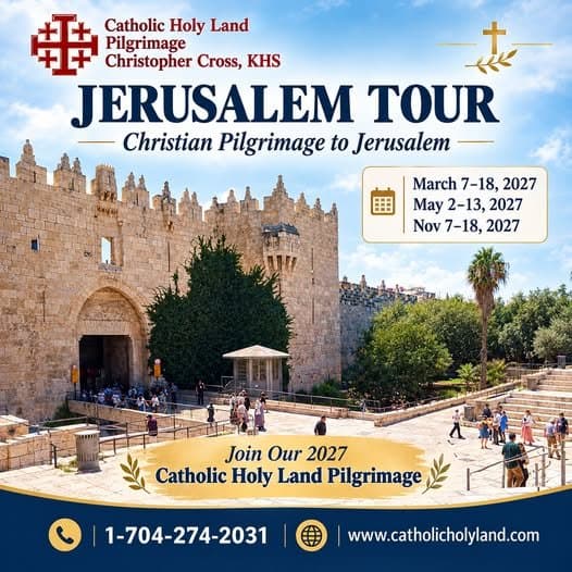 Photo shared by catholicholyland: A Catholic Holy Land pilgrimage is a special opportunity to visit sacred places and connect more dee