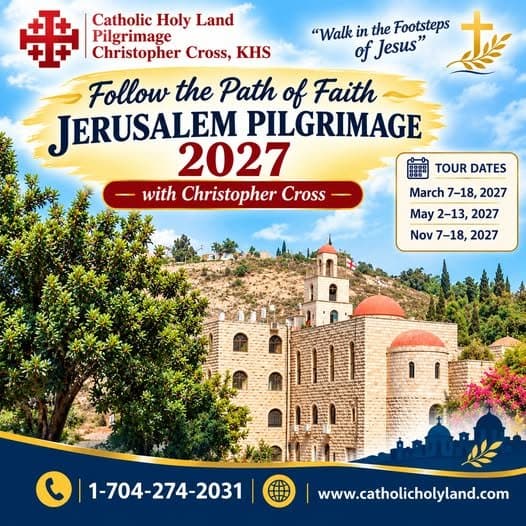 Photo shared by catholicholyland: Catholic Holy Land Pilgrimage Make Your Faith Journey Special
https://www.catholicholyland.com/

