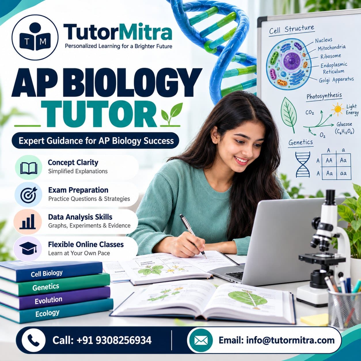 Photo shared by TutorMitra: Introduction
Advanced Placement Biology is a challenging course that helps high school students exp