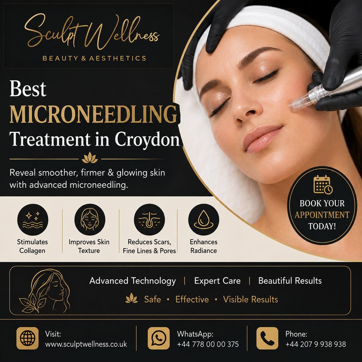 Photo shared by Sculpt Wellness: Sculpt Wellness offers the best microneedling treatment in Croydon to improve skin texture, reduce a
