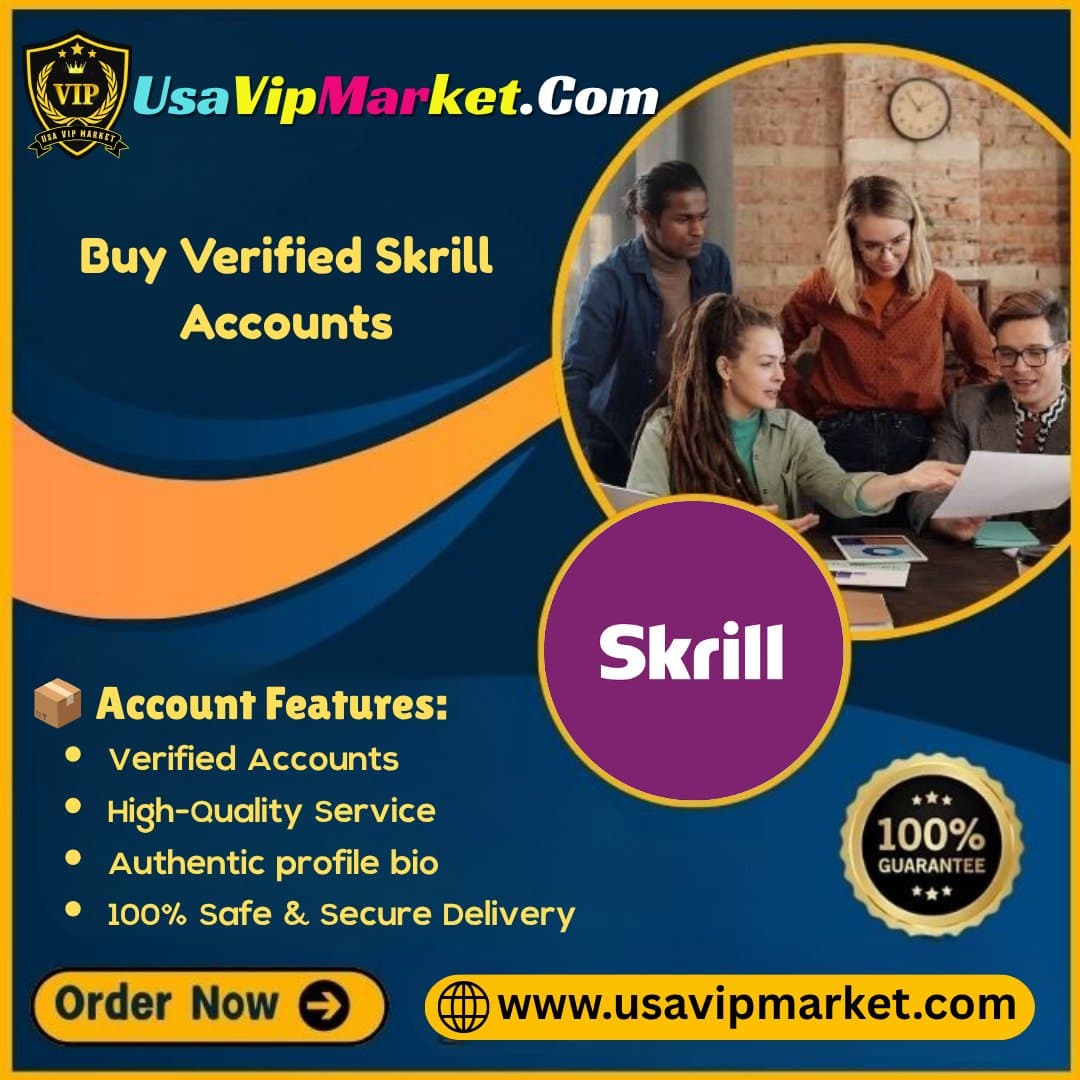 Photo shared by Buy Google Play Console Accounts: Buy Verified Skrill Accounts
👉 Visit Now: {🌐- https://usavipmarket.com/product/buy-verified-skril