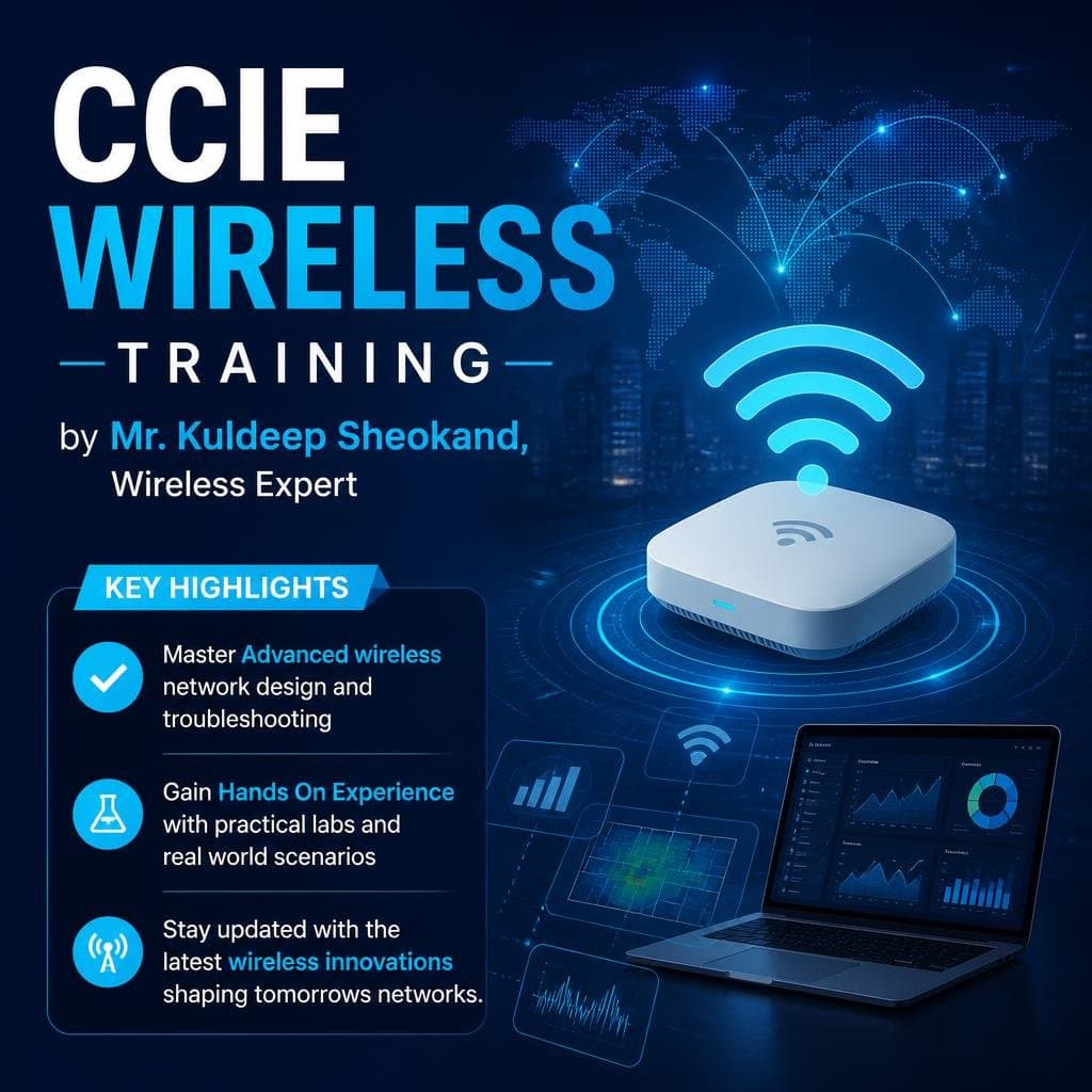 Photo shared by gayani: CCIE Wireless Training and Certification validates expertise in advanced wireless solutions. We offe