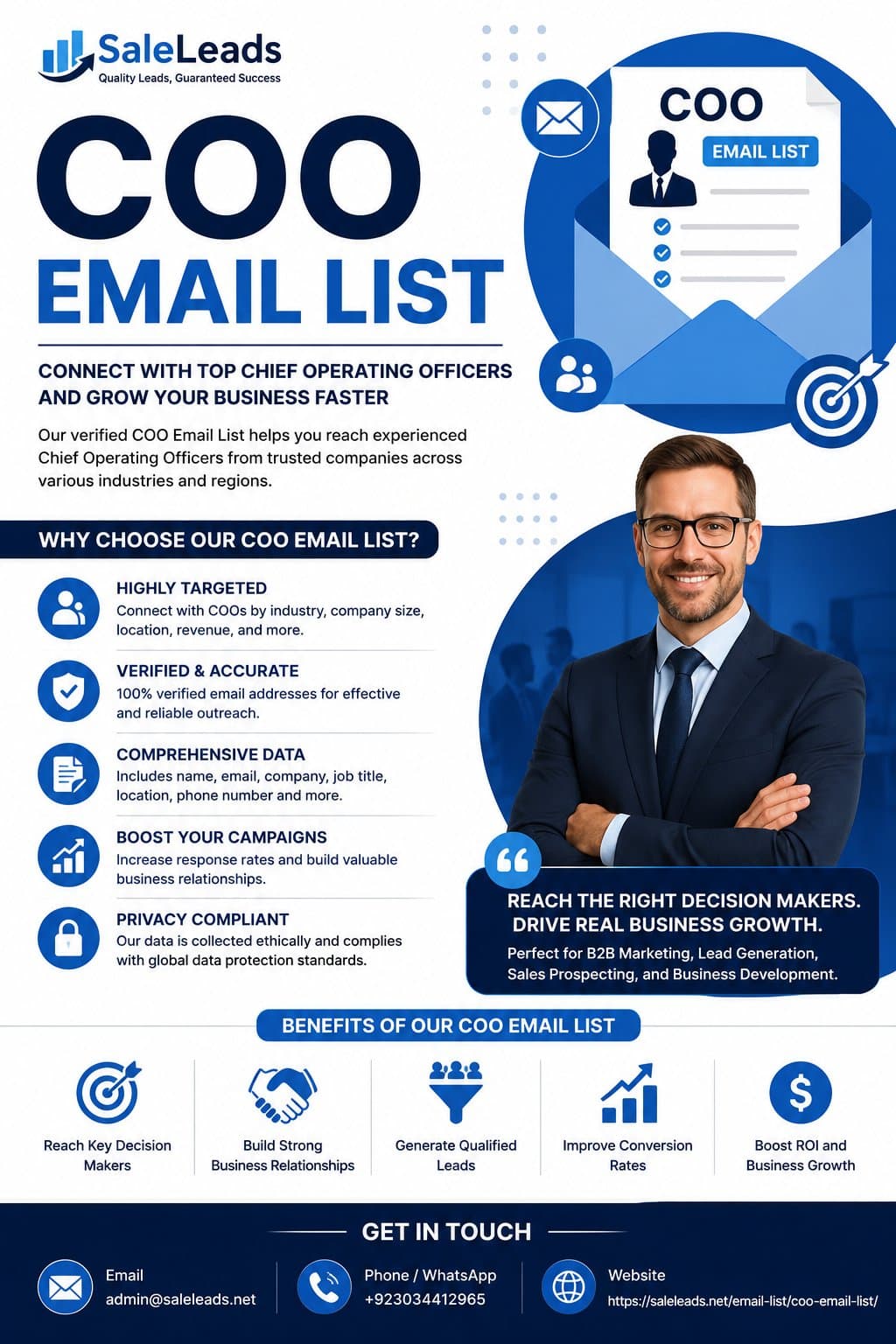 Photo shared by James Vince: A COO Email List helps businesses connect with Chief Operating Officers and senior operations decisi