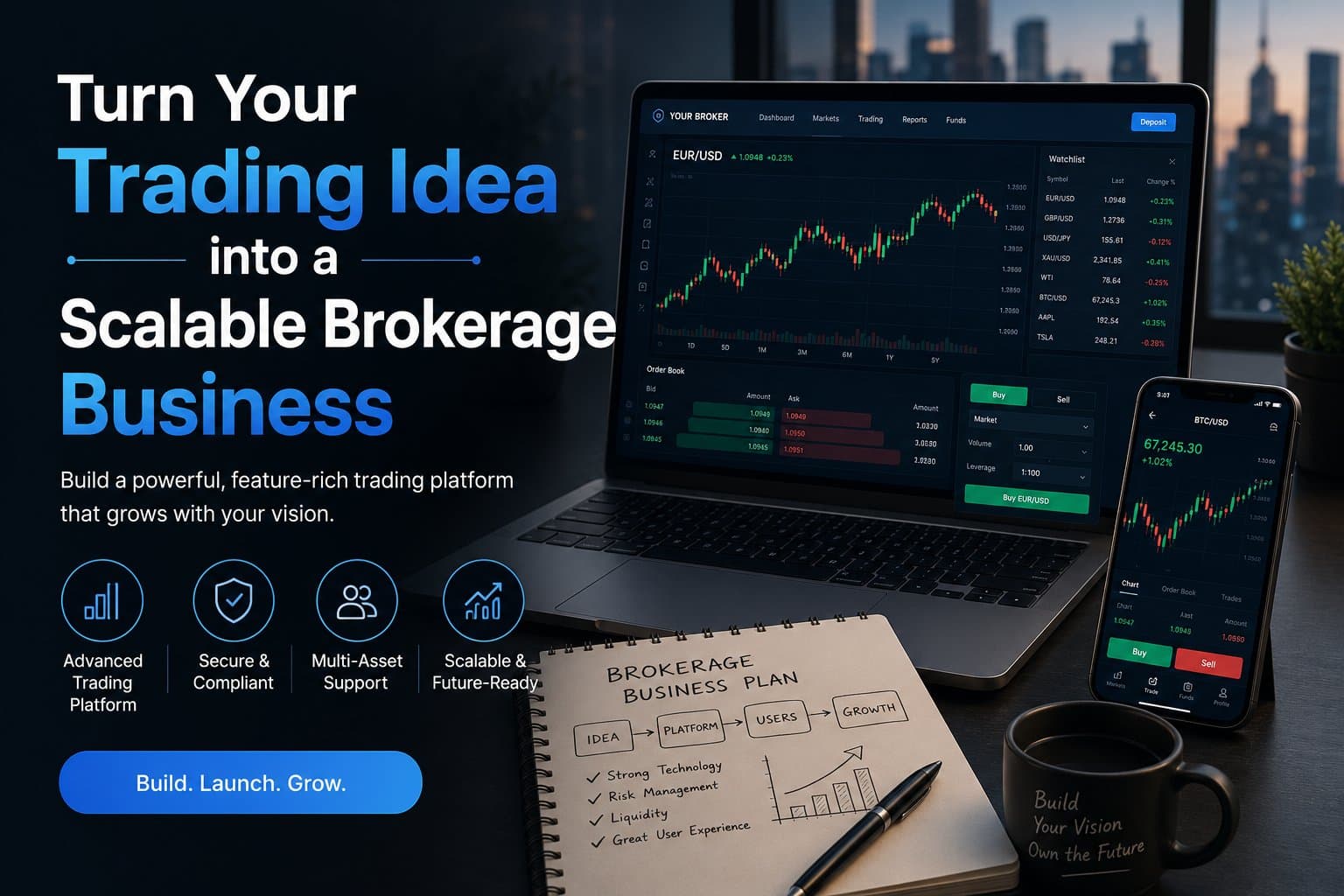 Photo shared by Build Your Own Trading Platform: Turn Your Trading Idea into a Scalable Brokerage Business
Have a trading business idea but don't wa
