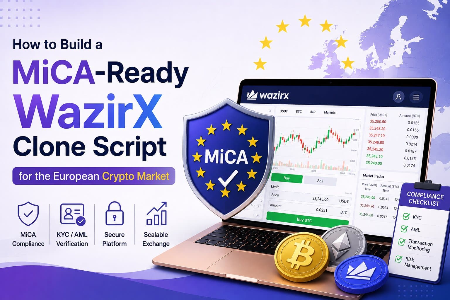 Photo shared by Nanchywheeler: Launching a crypto exchange in Europe today requires more than copying the trading experience of an 