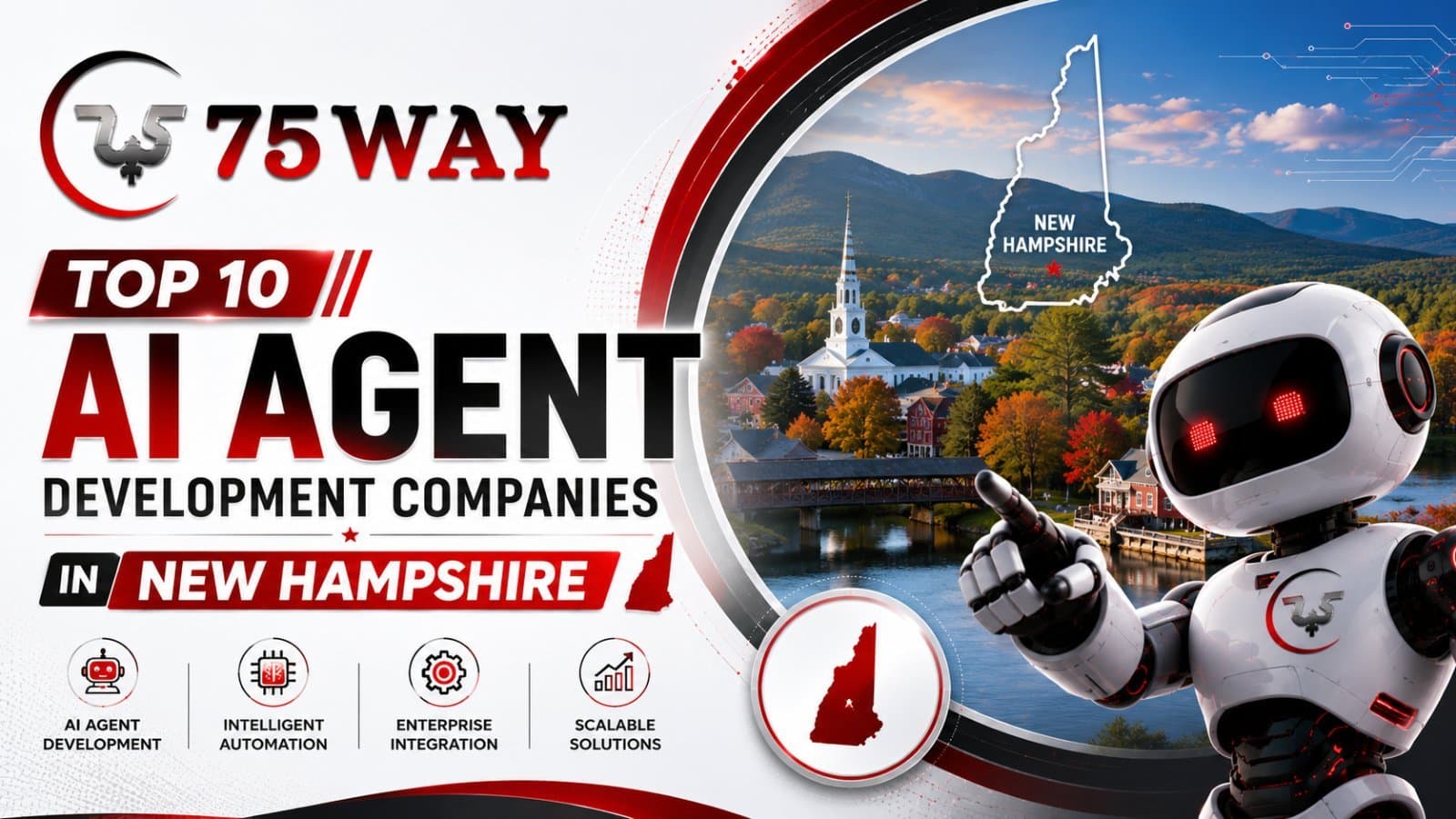 Photo shared by 75way Technologies: New Hampshire is steadily expanding its technology ecosystem, with businesses in Manchester, Nashua,