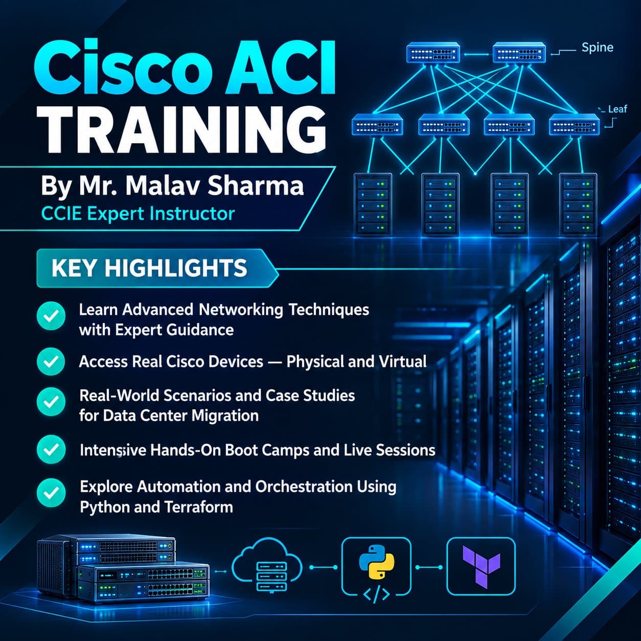 Photo shared by gayani: Cisco ACI training and certification are all about understanding the principles and similarities of 