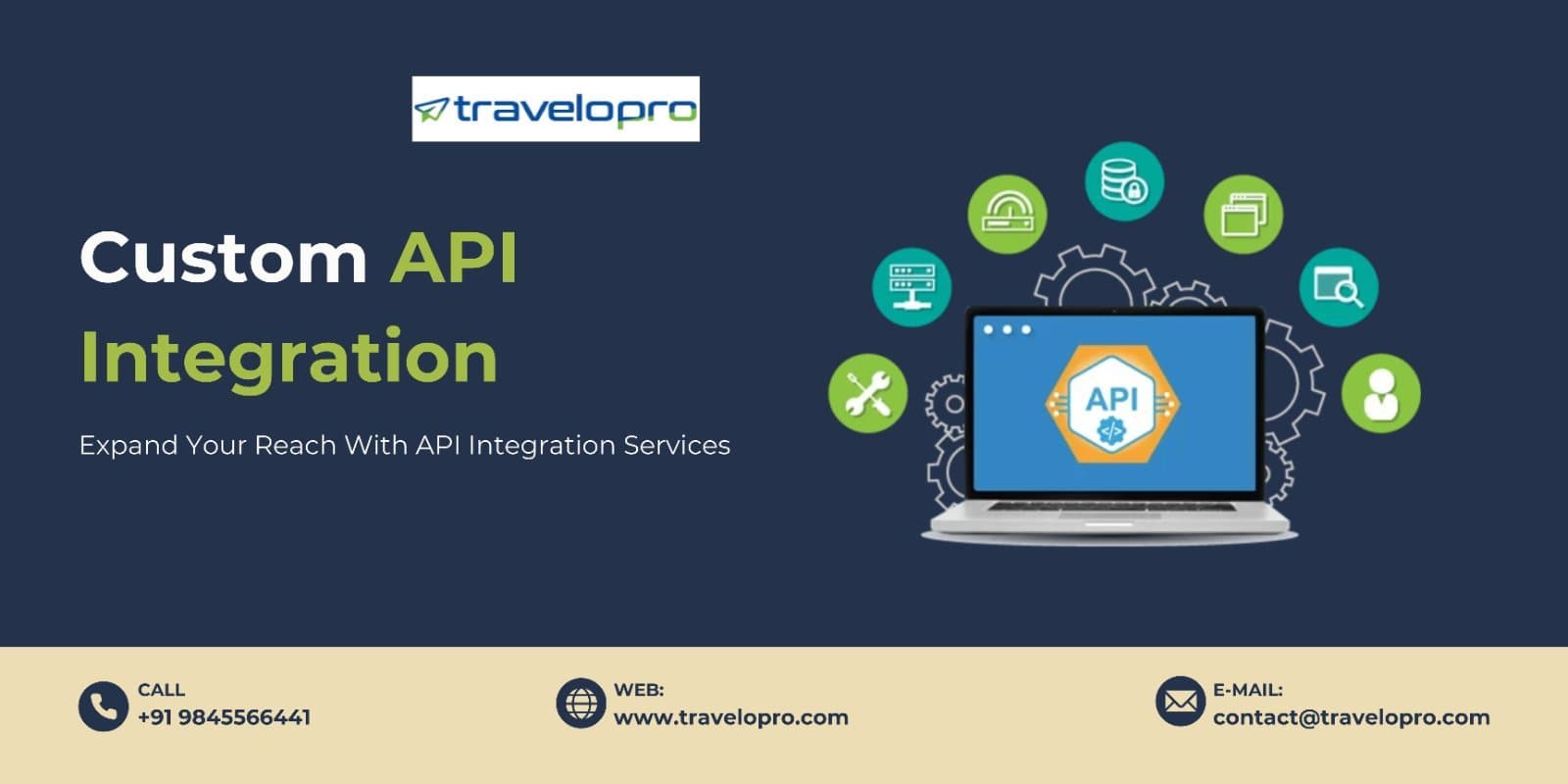 Photo shared by Aryavarta38: Custom API Integration
Travelopro comprehensive involvement in contribute API integration and devel