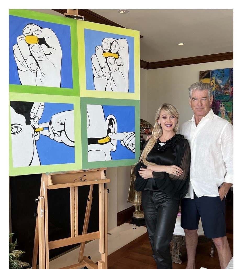 Photo shared by James Anderson: There’s a fascinating story behind one of the most meaningful pieces of art in Marina Acton’s collec