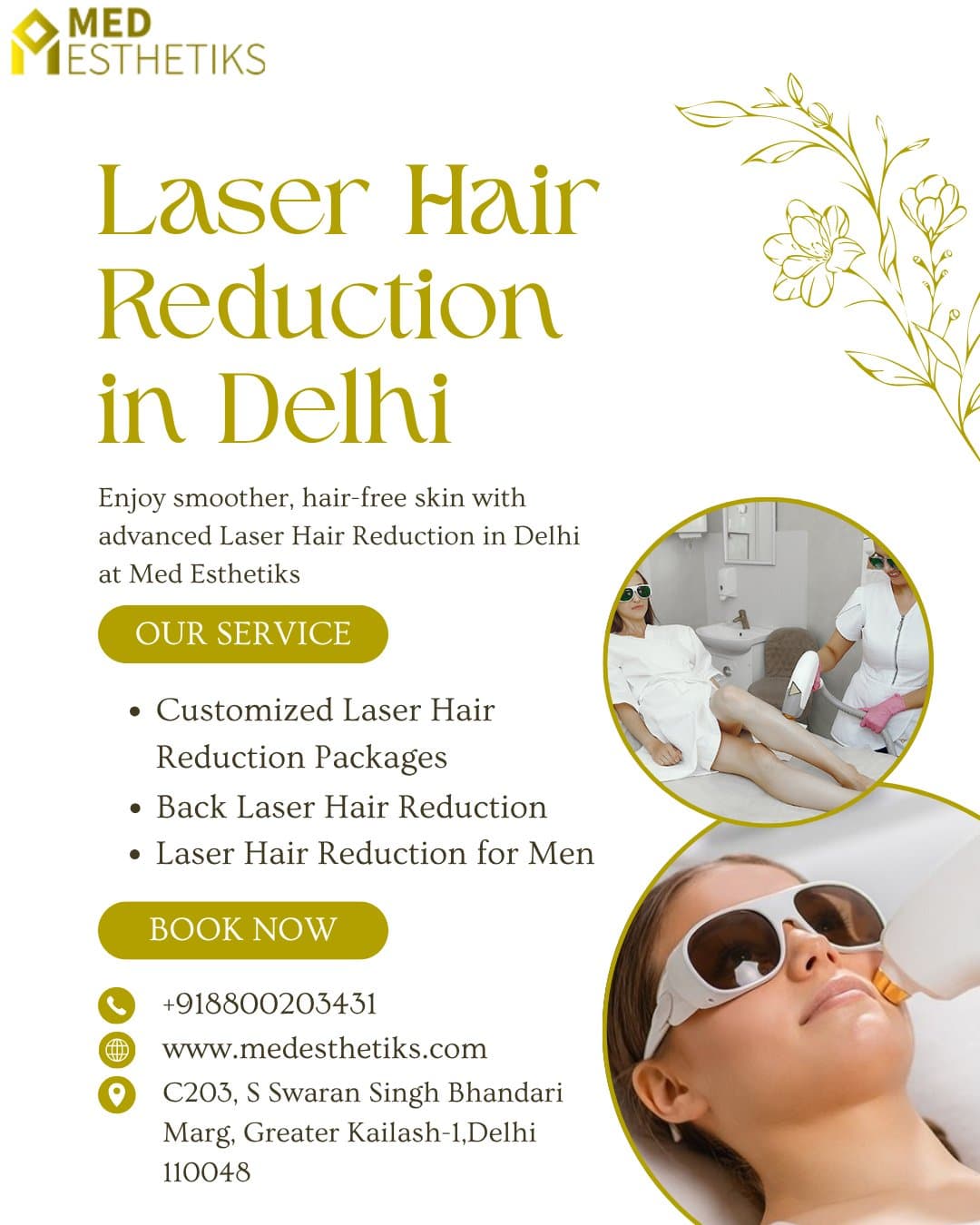 Photo shared by Med Esthetiks: Laser Hair Reduction in Delhi