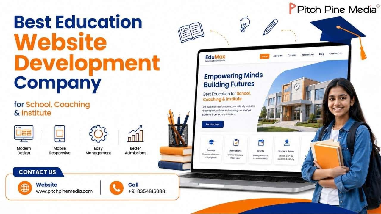 Photo shared by Pitch Pine Media: Pitch Pine Media develops professional school websites with creative design, advanced features, and 