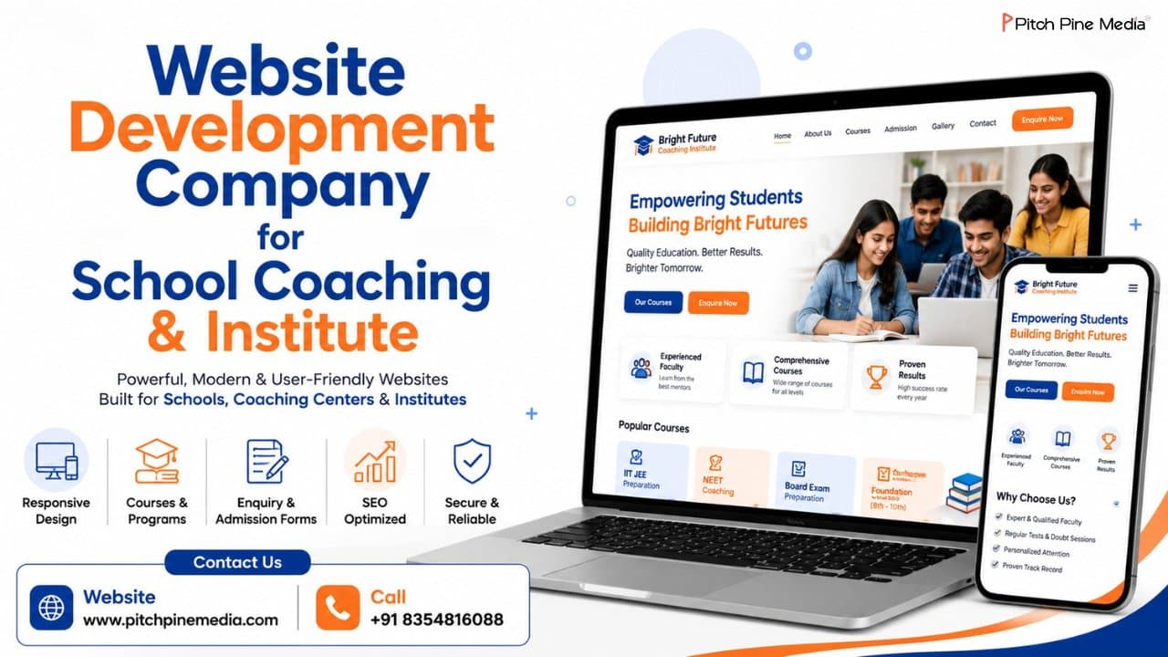 Photo shared by Pitch Pine Media: A well-designed website is the foundation of every successful educational institution. It helps scho