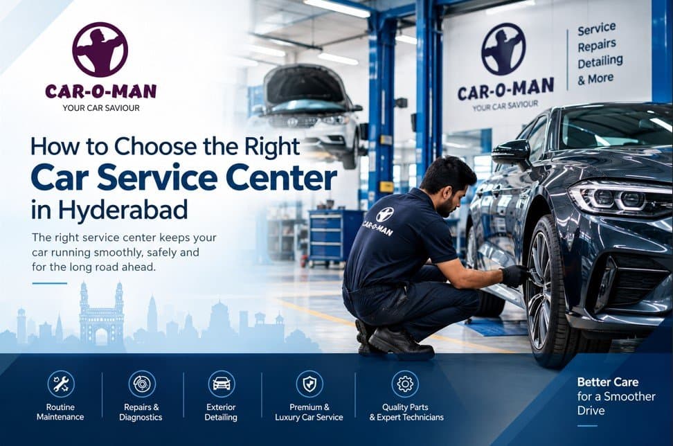 Photo shared by CaromanSEO: Choosing the right car service center in Hyderabad is important for keeping your vehicle safe, relia