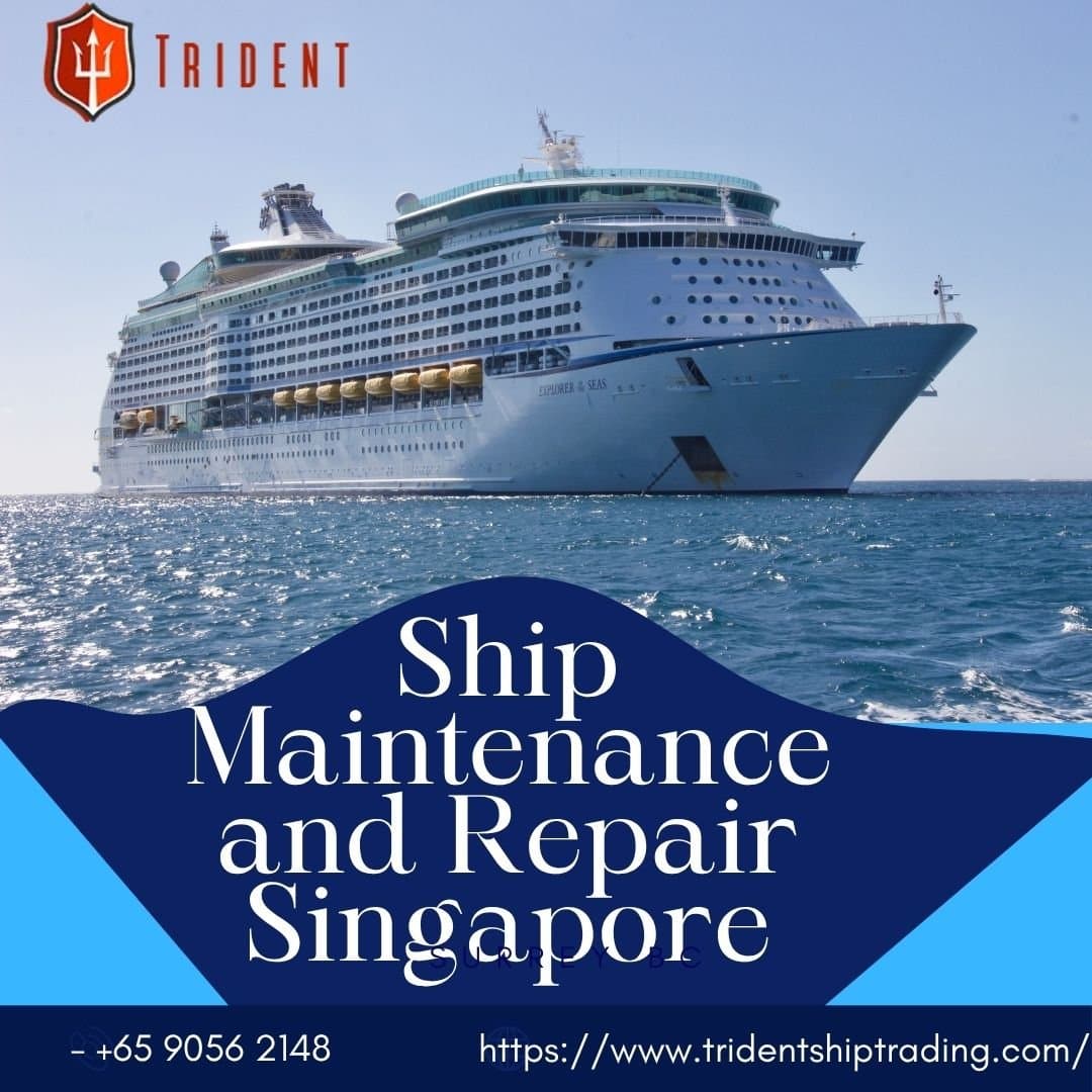 Photo shared by tridentshiptrading: Ship Maintenance and Repair Singapore: Keeping Your Fleet Sea-Ready With Trident Shipping & Trading 