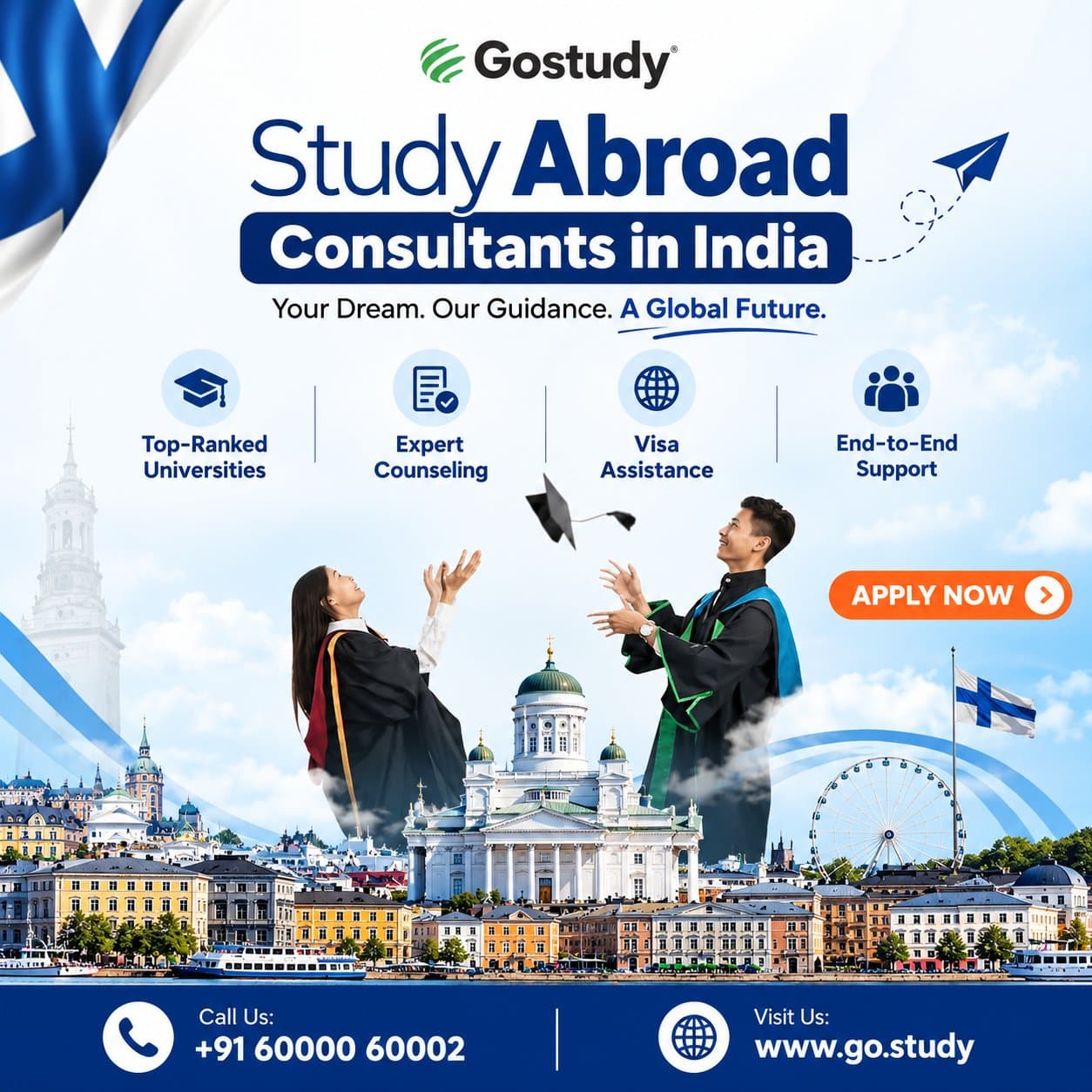 Photo shared by GoStudy: Study Abroad Consultants in India - GoStudy

Planning to pursue higher education abroad? GoStudy h