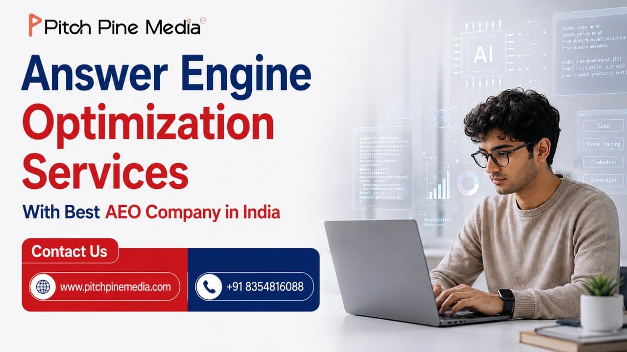 Photo shared by Pitch Pine Media: Partner with AEO Company in India to make your business ready for AI-powered search. Pitch Pine Medi