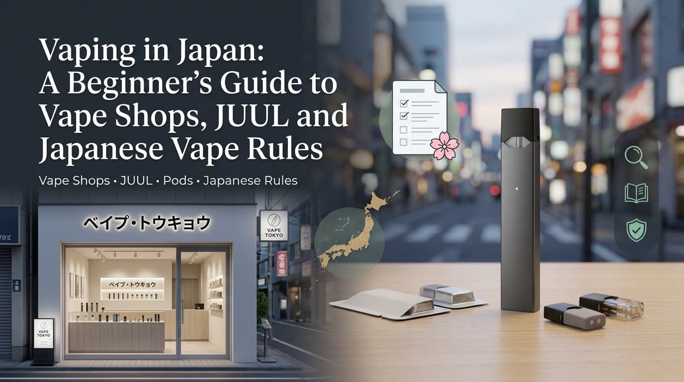 Photo shared by JP Vapes: Japan has a unique vaping market, and it can be confusing for someone who is new to vaping or visiti