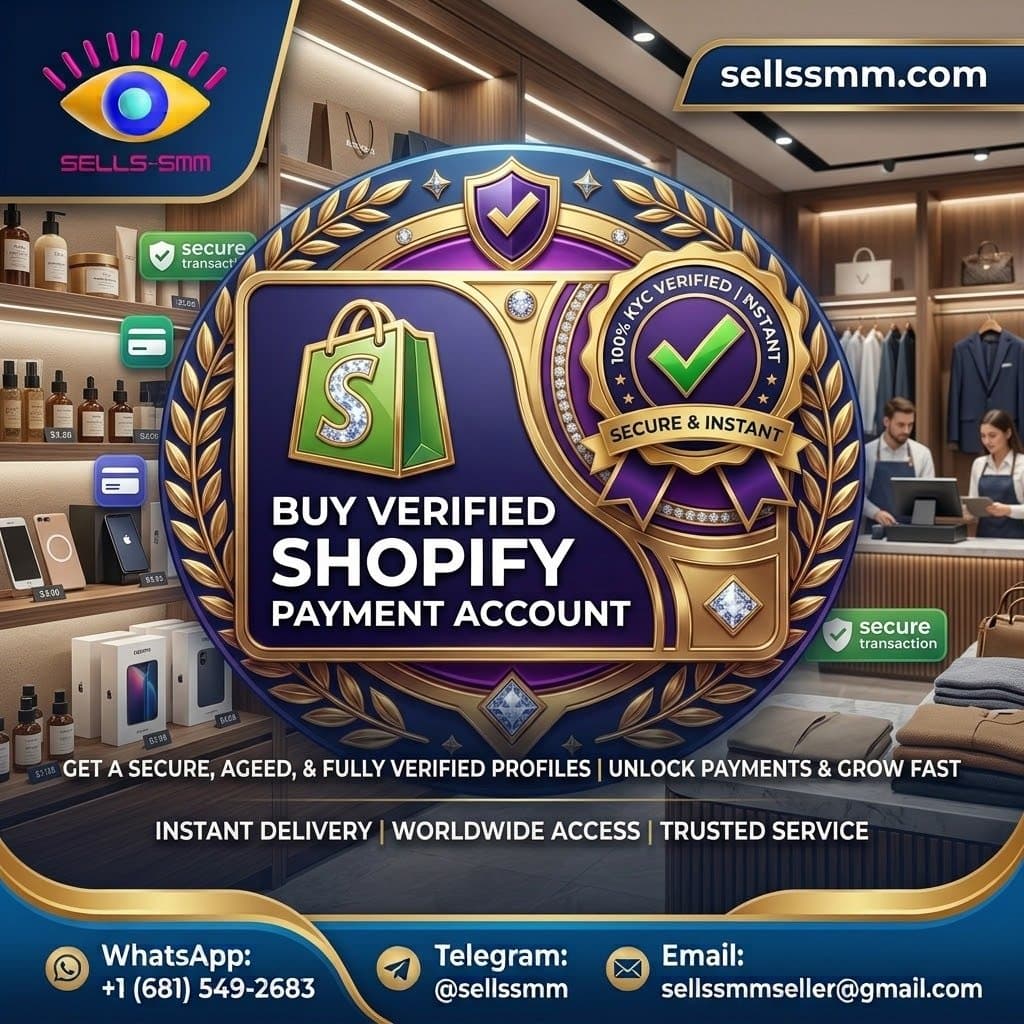Photo shared by Khalil Roberts: Need Verified Shopify Payment Account?

Get reliable Shopify payment account solutions for busines