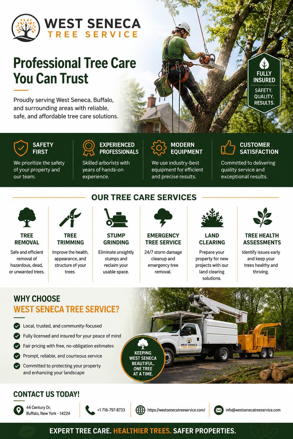 Photo shared by West Seneca Tree Service: Professional Tree Care Services for Safer, Healthier, and More Beautiful Properties

West Seneca T