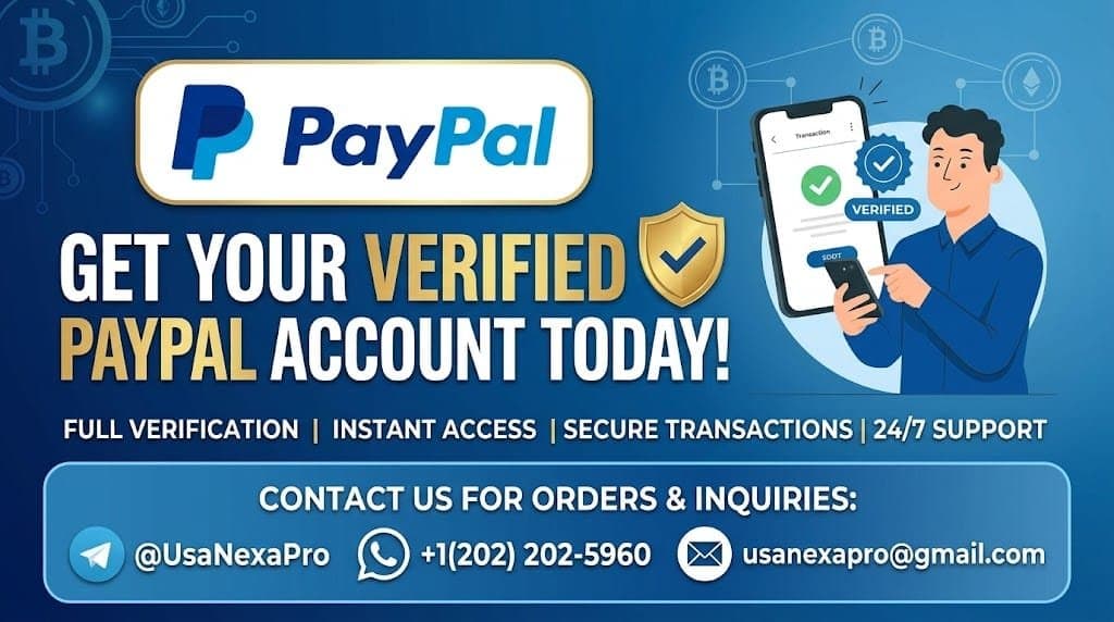 Photo shared by Email Accounts Providers: 🚀 FULLY VERIFIED PAYPAL ACCOUNTS FOR SALE! 🚀

Buy Verified PayPal Accounts
New & Old USA, UK, C
