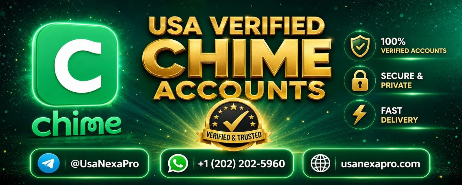 Photo shared by Email Accounts Providers: 🚀 FULLY VERIFIED CHIME BANK ACCOUNTS FOR SALE! 🚀

Are you looking for fully verified, high-limit