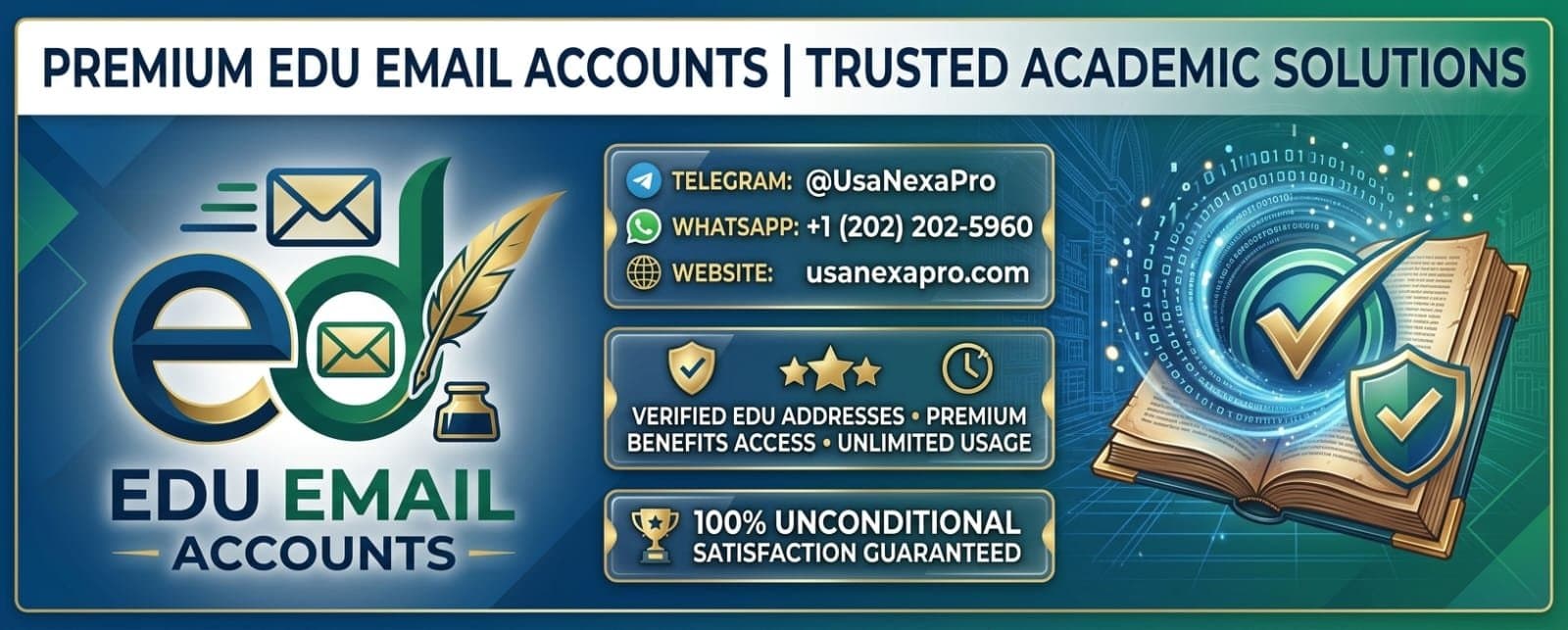Photo shared by Email Accounts Providers: Get Genuine .EDU Email Accounts for Maximum Discounts!

Unlock exclusive student discounts on soft