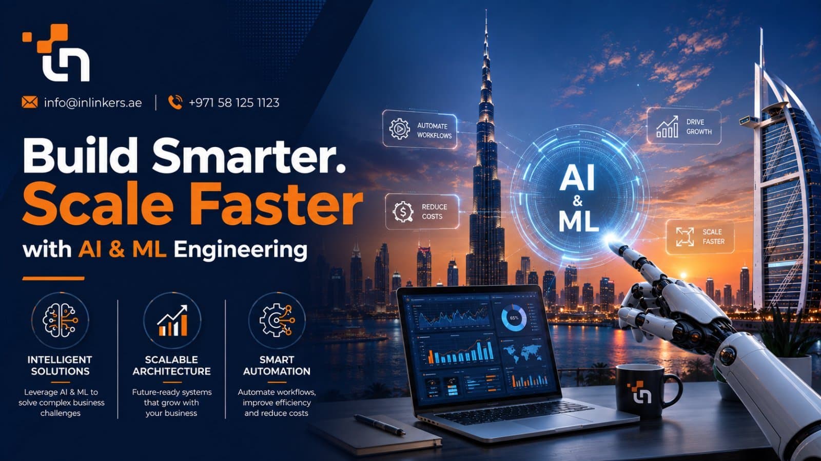 Photo shared by InLinkers CX: Businesses are using AI to automate workflows, improve decision-making, enhance customer experiences
