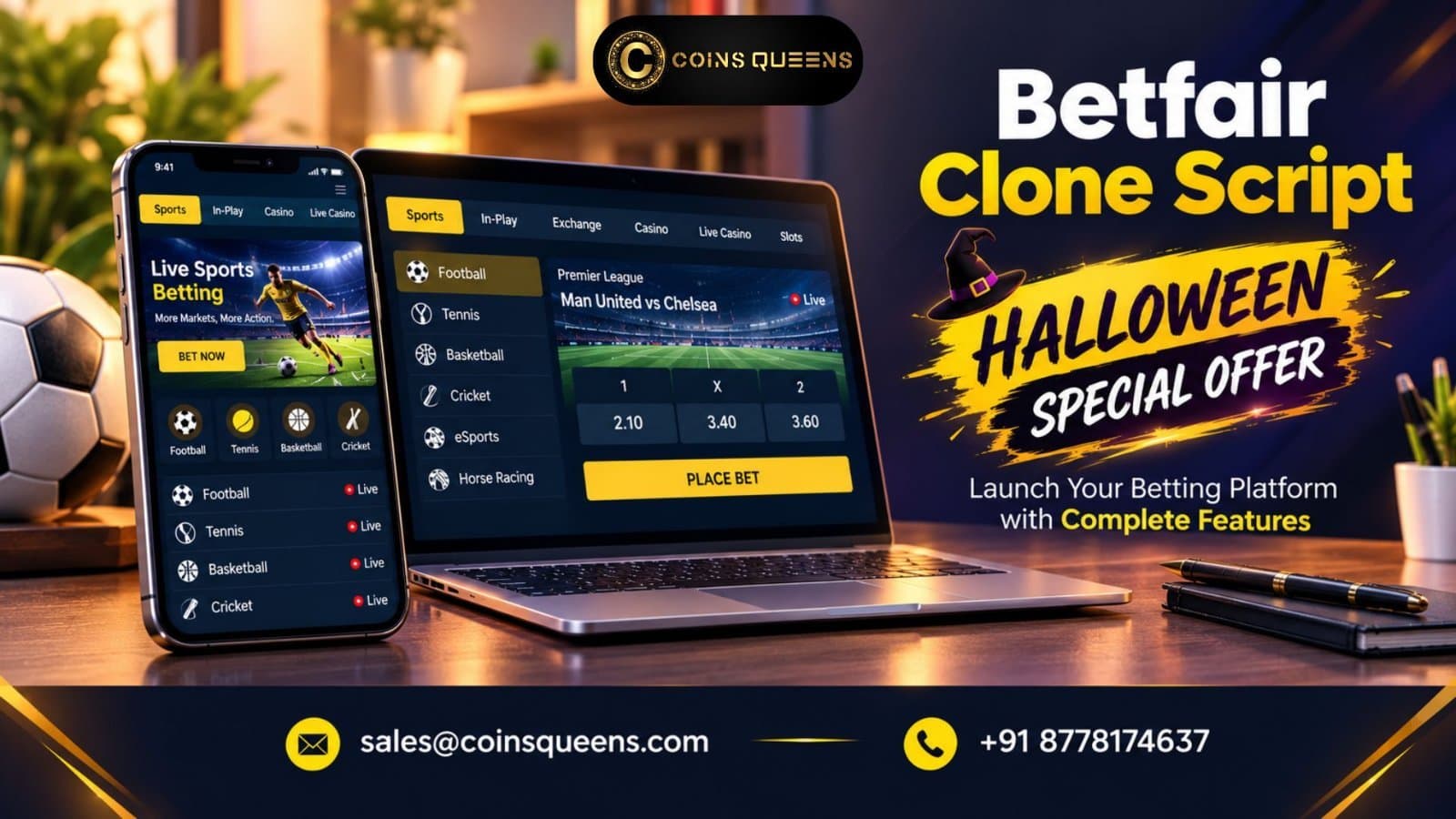 Photo shared by SterlinCooper: Give your betting business a fresh start with Betfair Clone Script, integrating exchange APIs, user 