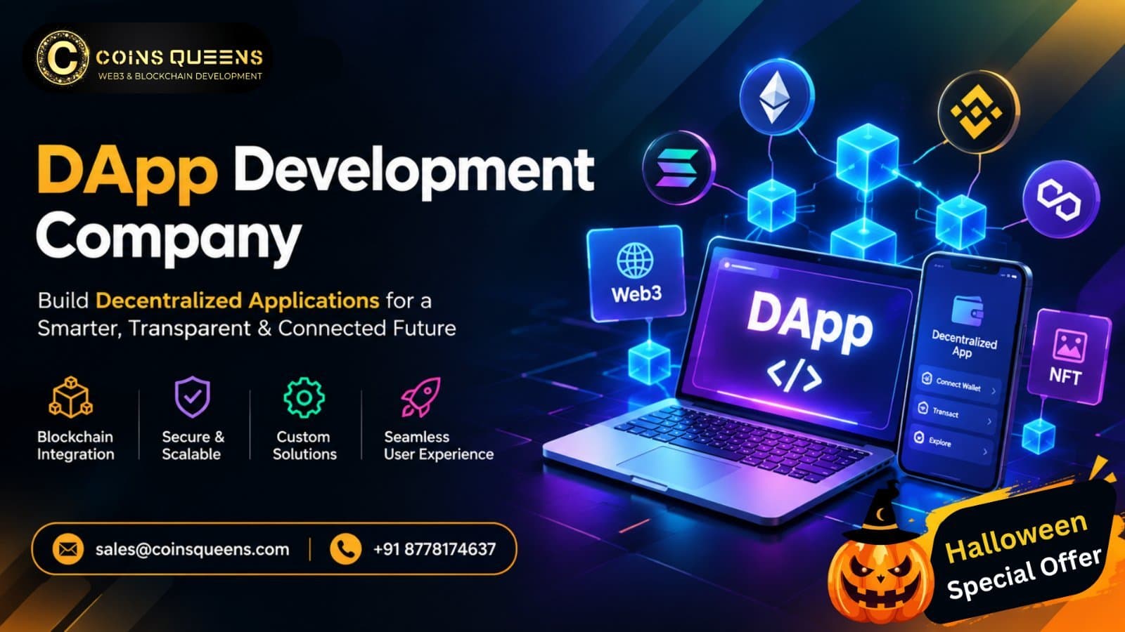 Photo shared by SterlinCooper: Establish your Web3 business with custom DApp Development Company services, blockchain integration, 