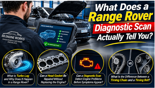 Photo shared by RR Engine Works: If you own a Range Rover or Land Rover, understanding the difference between a timing chain and a ti