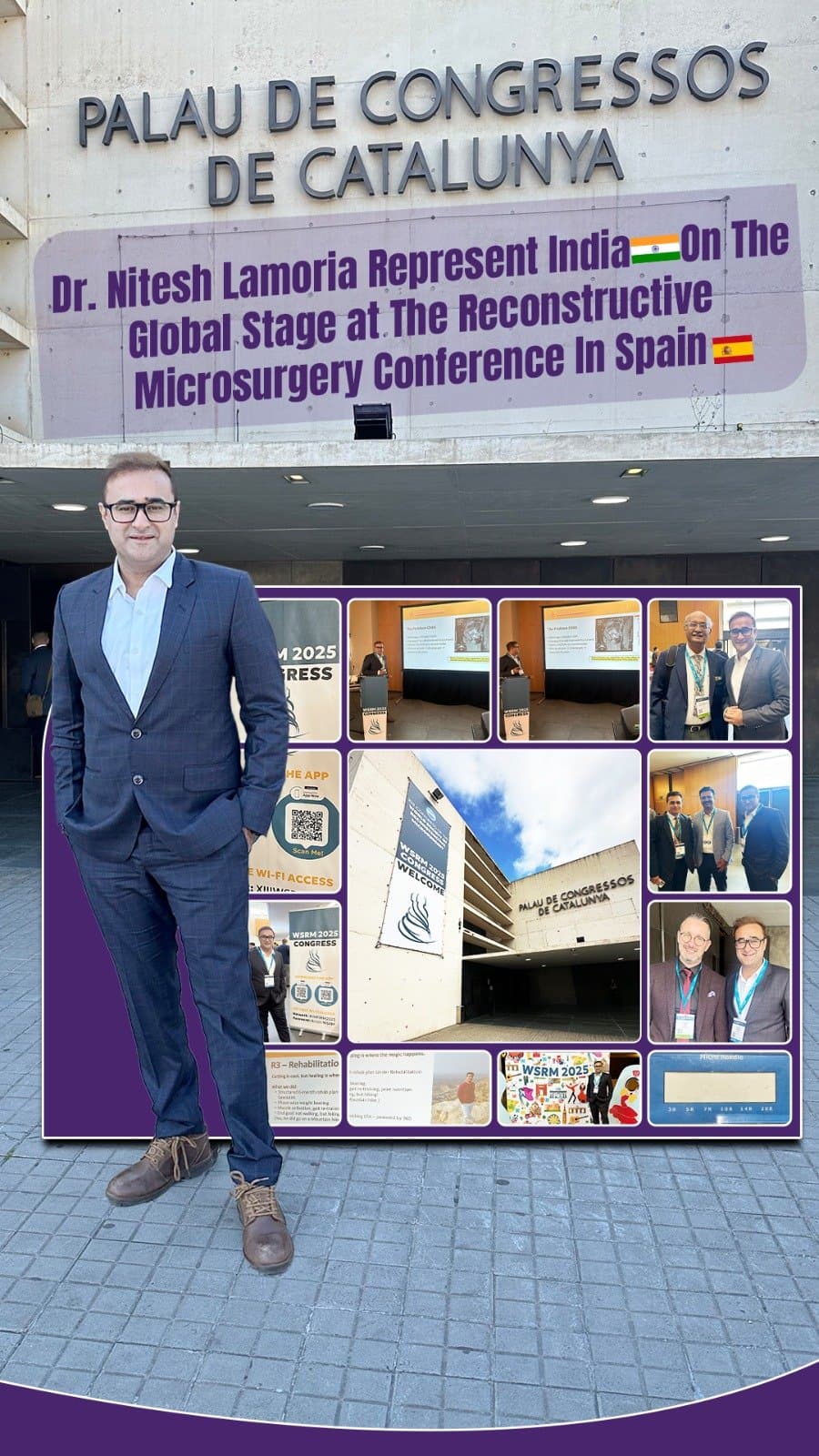 Photo shared by Purple Heron Hospital: 🇮🇳 Representing India on the Global Stage 🇪🇸

Purple Heron Hospitals proudly celebrates Dr. Ni