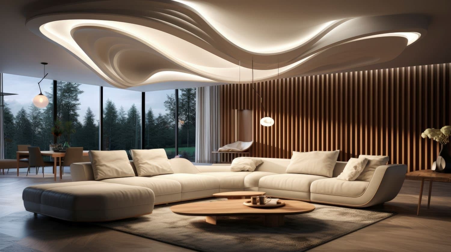 Photo shared by Discovery Infrastructure: Discover elegant living room design ideas with Discovery Infra, among the residential interior desig