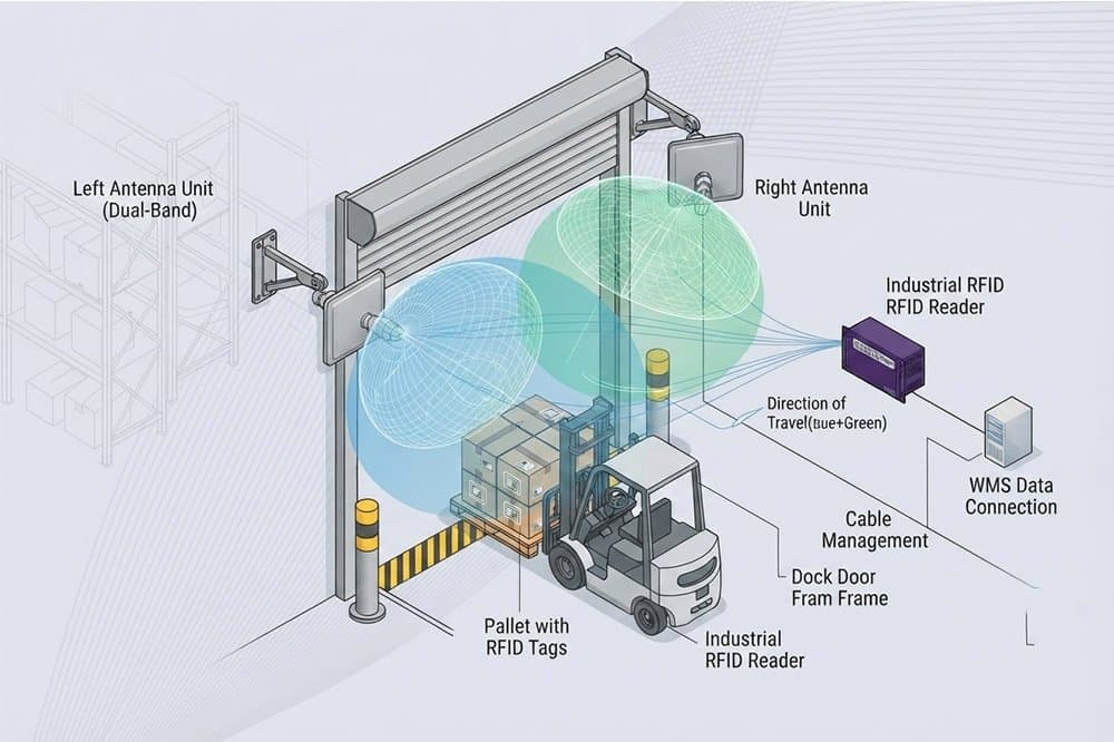 Photo shared by cykeo6688: Installing a long range RFID scanner looks simple from the outside. Mount the reader, connect the an