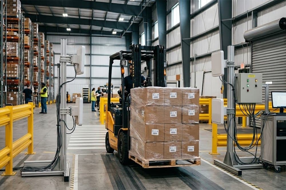 Photo shared by cykeo6688: A long range RFID scanner can identify tags across a warehouse gate, but simply increasing reading p