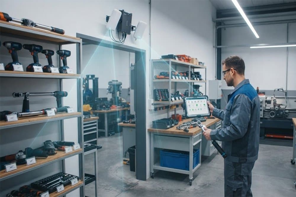 Photo shared by cykeo6688: A long range RFID scanner can automatically identify tagged tools, equipment, carts, containers, and