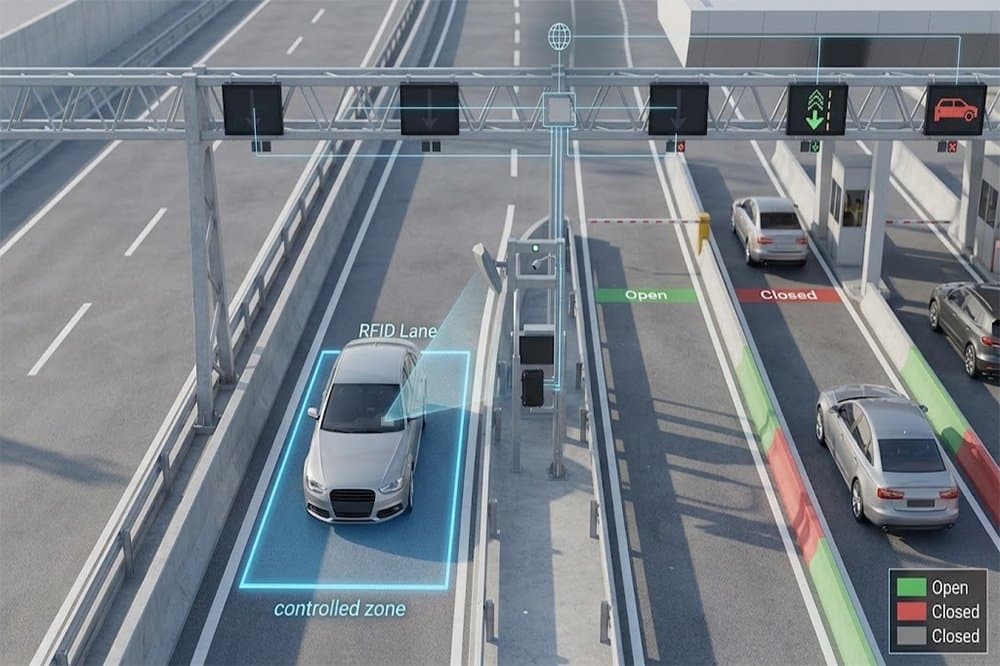 Photo shared by cykeo6688: Toll roads need to identify vehicles quickly.

When a vehicle approaches a toll point, the system 