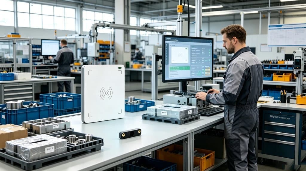 Photo shared by cykeo6688: How do RFID tags work? RFID tags work by storing digital information in a chip and communicating wir