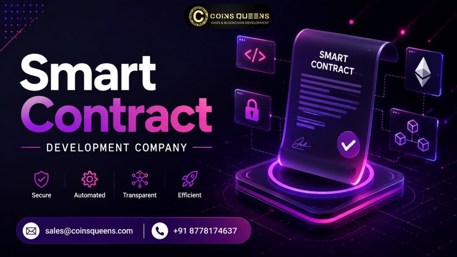 Photo shared by SterlinCooper: Smart Contract Development Company helps businesses establish blockchain applications through specia