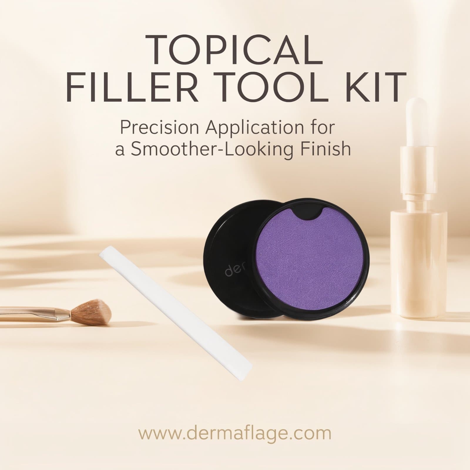 Photo shared by Derma Flage: Topical Filler Tool Kit by Dermaflage | Smooth & Flawless-Looking Finish

Enhance your makeup rout
