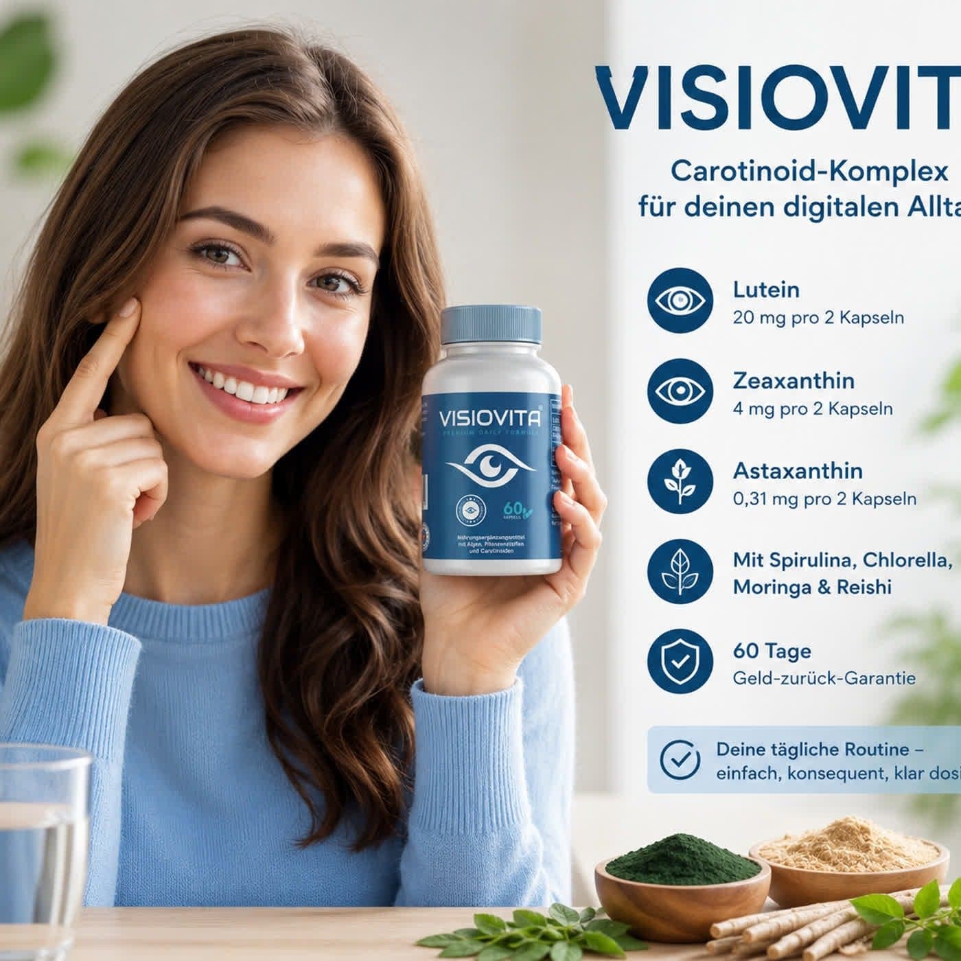 Photo shared by teresa fralickke: Visiovita Vision Support Austria
❗❗ Jetzt kaufen ❗❗
https://gutsnutrition.com/Visiovita-Vision-S
