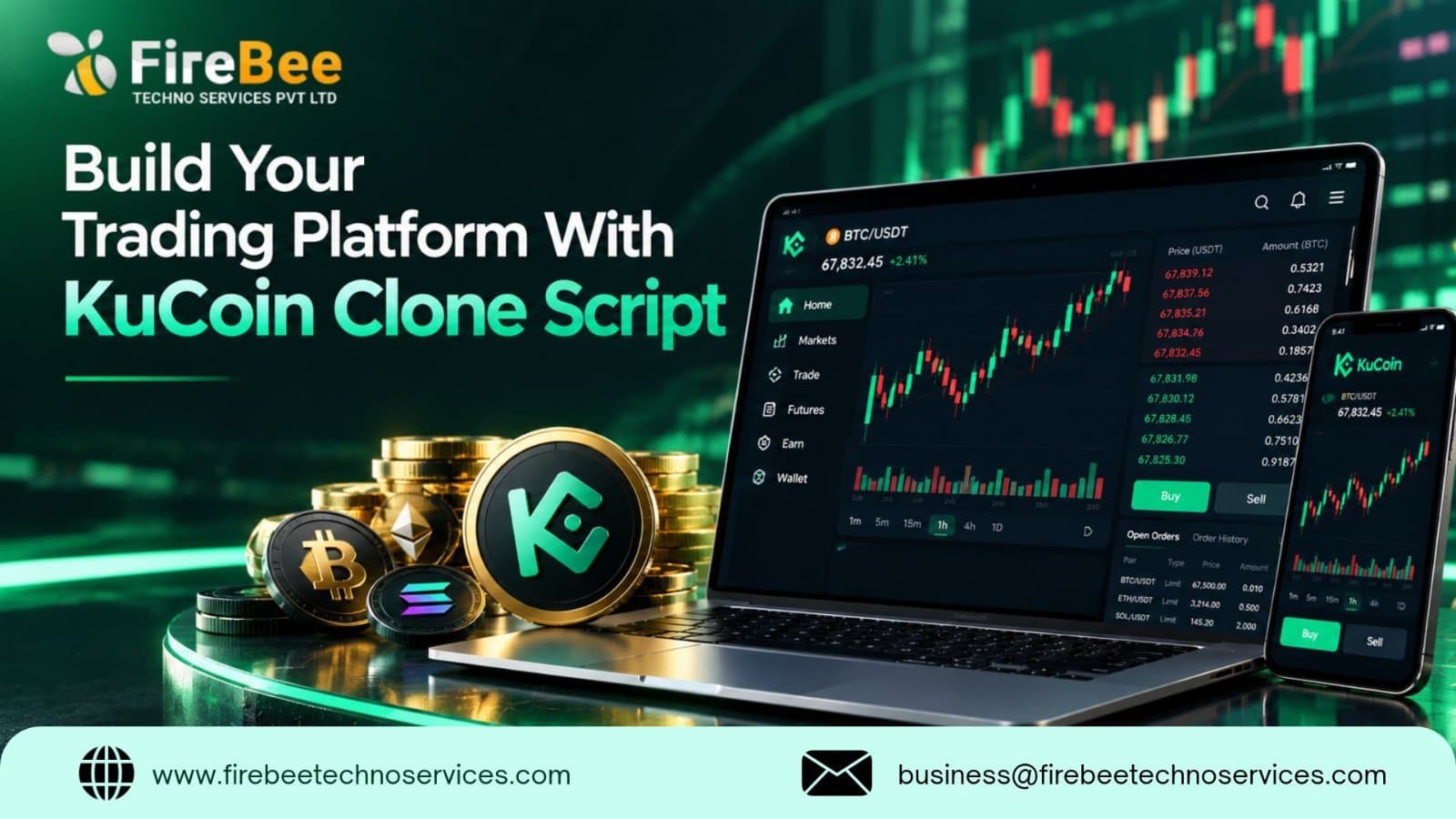 Photo shared by nelson123: Build a cryptocurrency exchange with KuCoin Clone Script development to your business model. Our dev