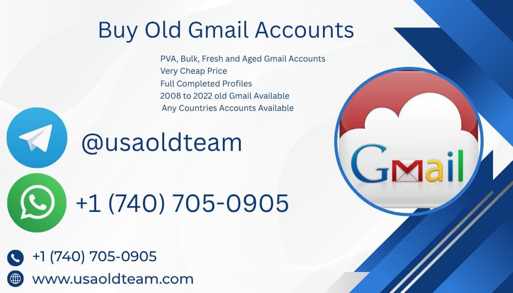Photo shared by Successfully Buying Old GitHub Accounts: Guide Buy Old Gmail Accounts
https://usaoldteam.com/product/get-old-gmail-accounts/
Contact Us If