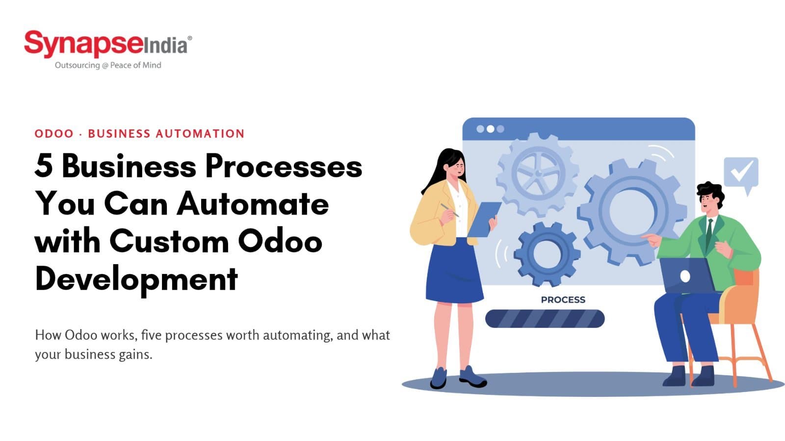 Photo shared by SynapseIndia: 5 Business Processes You Can Automate with Custom Odoo Development
Still handling quotes, invoice