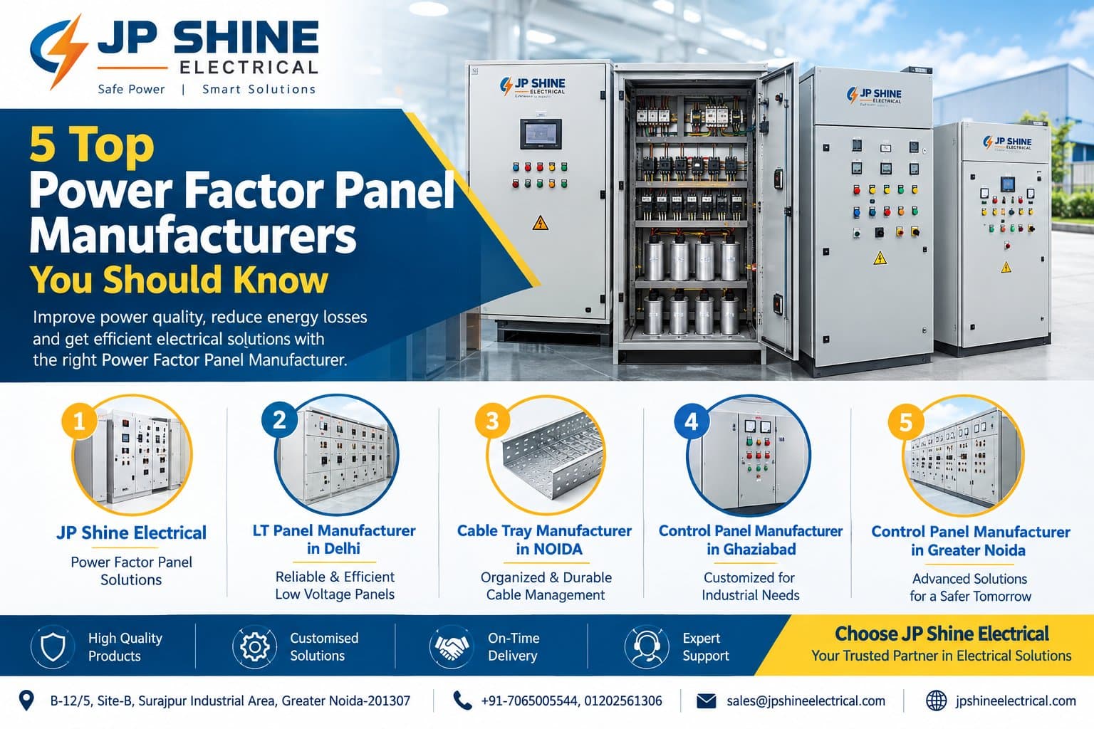 Photo shared by JP Shine Electrical: Power quality and energy efficiency are essential for modern industrial and commercial electrical sy