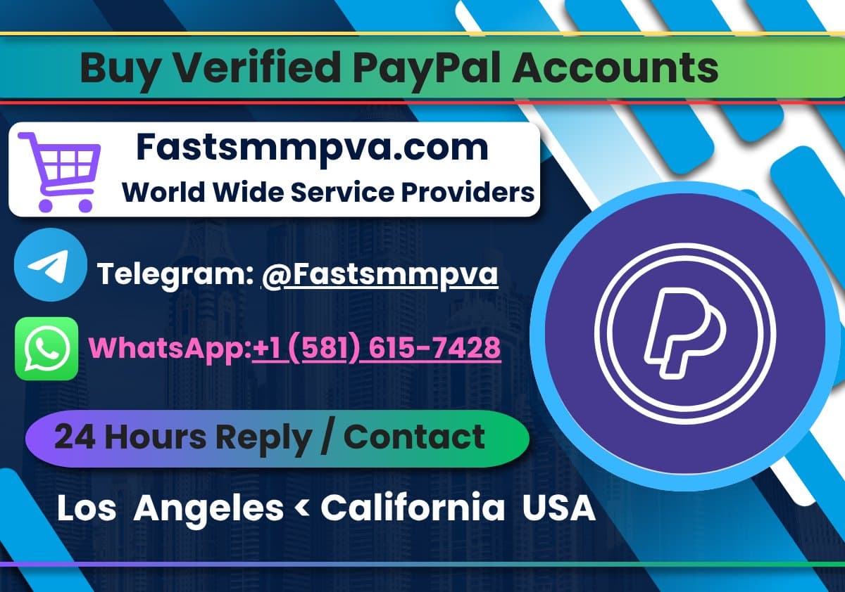 Photo shared by Fastsmmpva: Buy Verified PayPal Accounts
https://fastsmmpva.com/product/buy-verified-paypal-accounts/
Telegram