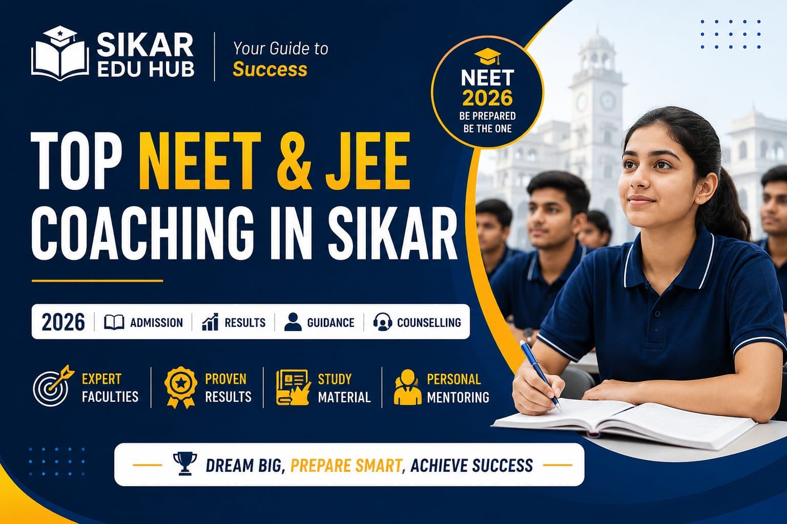 Photo shared by SIKAREDU HUB: Every successful NEET aspirant understands the importance of proper planning. While hard work is ess